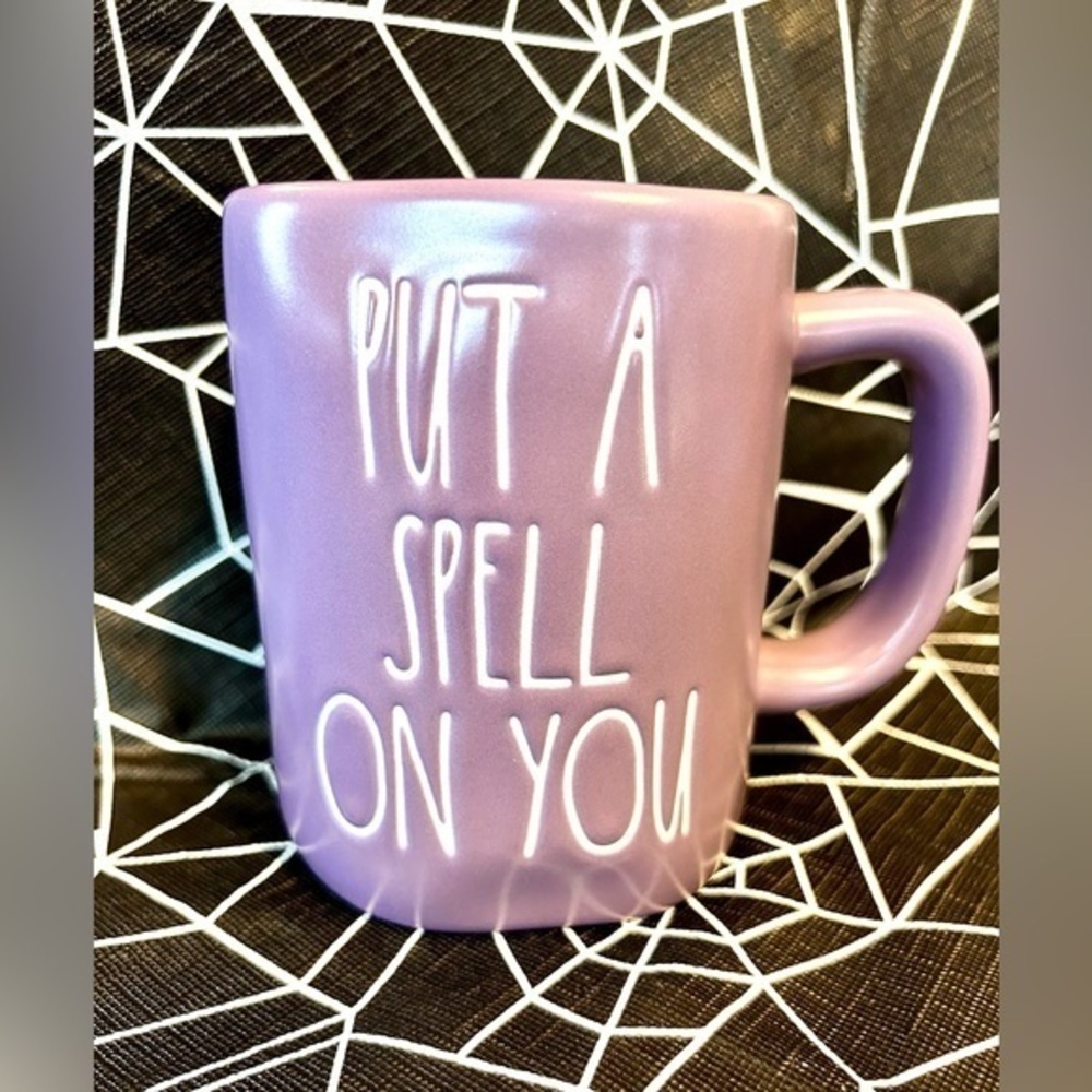 RAE DUNN | PUT A SPELL ON YOU MUG | PURPLE | BRAND NEW | HALLOWEEN 2023 RELEASE